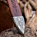 Damascus Steel 38" Norseman Viking Sword with Scabbard