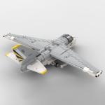 Viking Fighter Jet Building Blocks Model Set