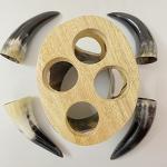 AnNafi® Viking Drinking Horn Mug Set of 4