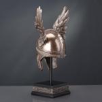 Norse Winged Helmet of Odin Sculpture Decor