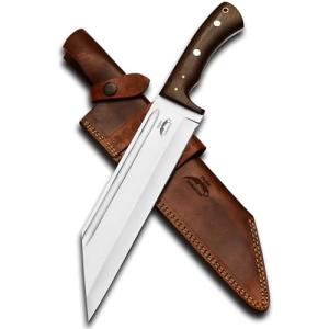 Custom Handmade Viking Seax Knife with Sheath