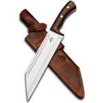 Custom Handmade Viking Seax Knife with Sheath