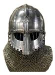 Viking Vendel Helmet with Chainmail for Cosplay
