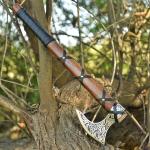 Ragnar Lothbrok Viking Axe with Rosewood Handle