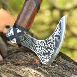 Ragnar Lothbrok Viking Axe with Rosewood Handle