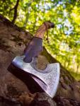 Custom Hand-Forged Viking Valhalla Throwing Axe