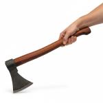 18" Viking Battle Axe with Wooden Handle
