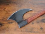 30" Hand Forged Viking Bearded Axe with Hardwood Handle
