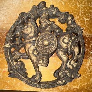 Odin on Sleipnir Wall Art - Viking Rune Decor