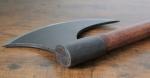 30" Hand Forged Viking Bearded Axe with Hardwood Handle