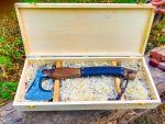 Custom Hand Forged Viking Axe with Sheath