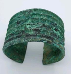 Nordic Bronze Viking Cuff Bracelet