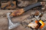 Valhalla Viking Axe - Hand-Forged Steel Hatchet