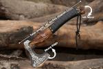 Valhalla Viking Axe - Hand-Forged Steel Hatchet