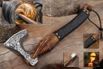 Valhalla Viking Axe - Hand-Forged Steel Hatchet
