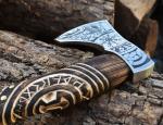Viking Axe with Ash Wood Handle - High Carbon Steel