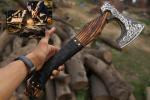 Valhalla Viking Axe - Hand-Forged Steel Hatchet