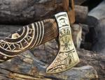 Viking Axe with Ash Wood Handle - High Carbon Steel