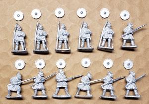 Vikings with Spears Dark Ages Miniatures Set