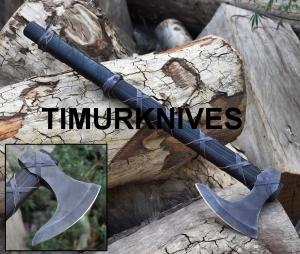 Ragnar Hand Forged Viking Bearded Axe 22
