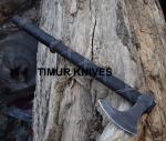 Ragnar Hand Forged Viking Bearded Axe 22