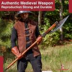 63" Viking Battle Axe - Full Size Steel Display