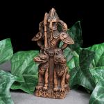 Odin Statue - Wood Finish Viking Decor Figurine