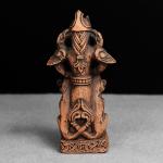 Odin Statue - Wood Finish Viking Decor Figurine