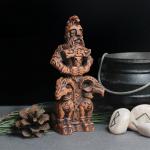 Thor Wooden Figurine - Norse God Viking Statue