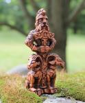 Thor Wooden Figurine - Norse God Viking Statue