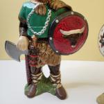 Rare Vintage Viking Warrior Figurines Set