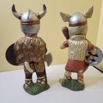 Rare Vintage Viking Warrior Figurines Set