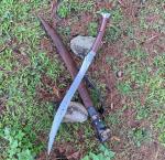 Custom Viking Spear with Carbon Steel Blade