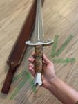 Custom Handmade Viking Sword with Sheath