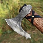Hand Forged Norse Celtic Viking Axe with Sheath