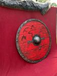 Viking 24" Round Shield with Heavy Metal Fittings