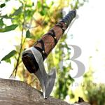 Hand Forged Norse Celtic Viking Axe with Sheath