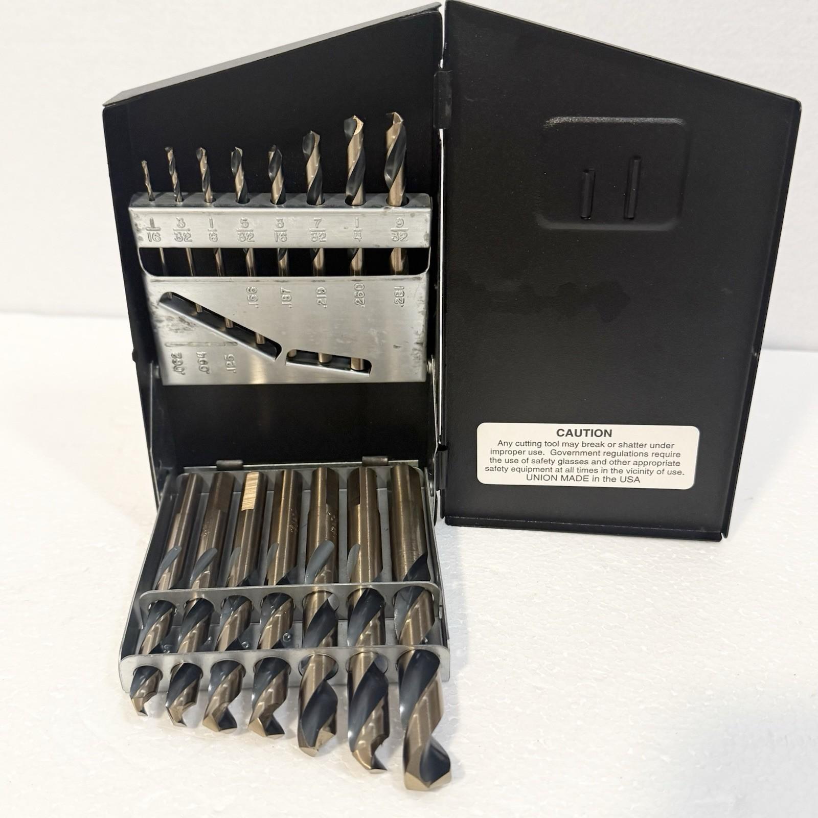 Norseman 15pc Black & Gold Drill Bit Set