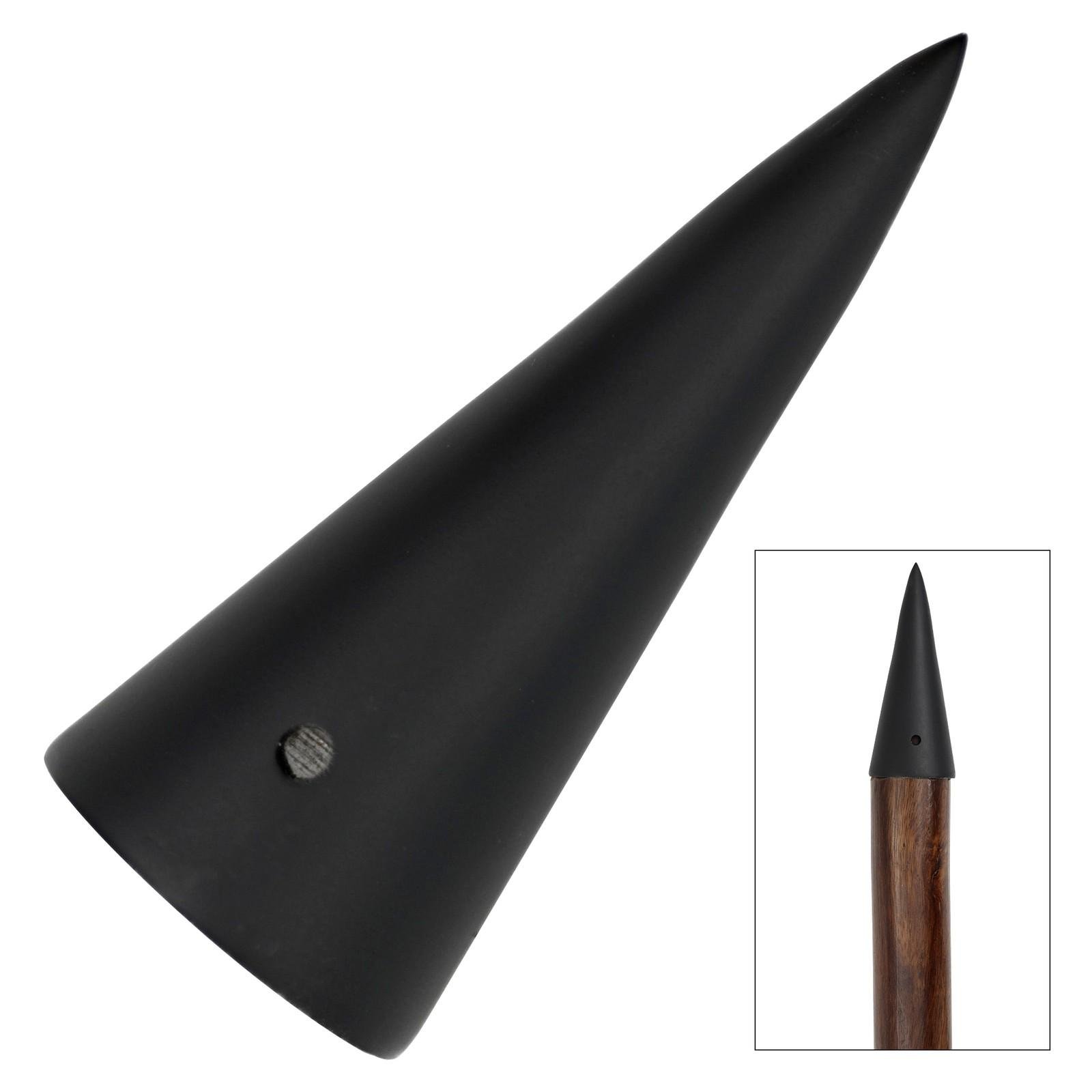 Hand Forged Viking Spangenhelm Steel Butt Cap