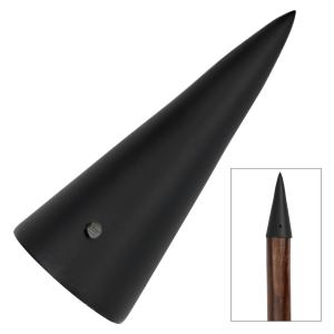 Hand Forged Viking Spangenhelm Steel Butt Cap