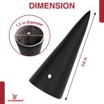 Hand Forged Viking Spangenhelm Steel Butt Cap