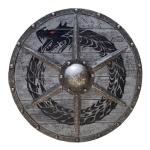 Viking Wooden Shield Battle Armor Home Decor