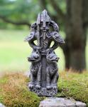Odin Stone Finish Figurine - Norse Viking Statue