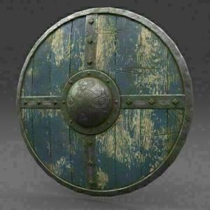 24" Viking Wooden Round Shield for LARP