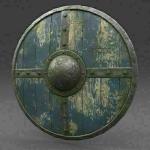 24" Viking Wooden Round Shield for LARP