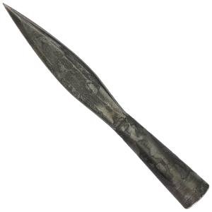 Hand-Forged Viking Throwing Spearhead with Sharp Blade
