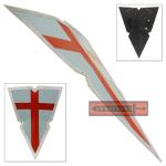 Viking Crusader Steel Kite Shield for Knights