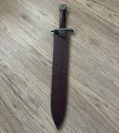 Custom Viking Sword - Handmade Damascus Steel with Sheath
