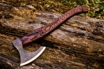 Custom Viking Axe with Sheath for Throwing