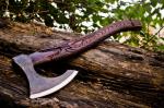 Custom Viking Axe with Sheath for Throwing